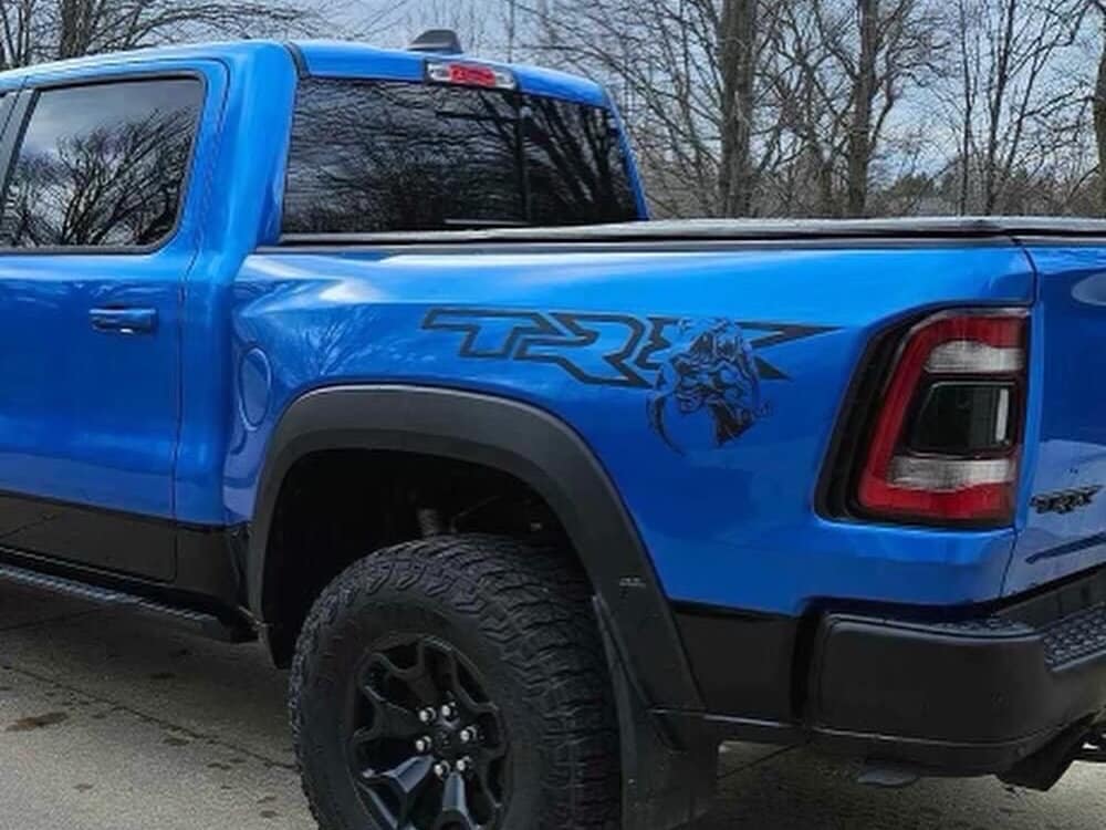 Trx Raptor Sticker RAM TRX Bedside Decals - OEM 36