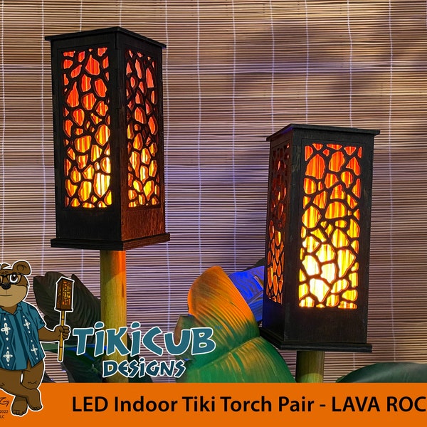 Tiki Torch Etsy