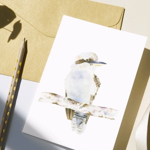 Australian Birds, greeting Cards, watercolour, Kookaburra