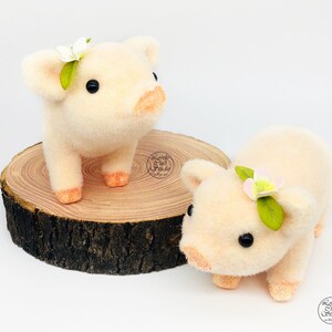 PINK PIG figure Pig decor cute Piggy Animal decor Easter Pig Decorative Figure Baby pig children gift grandma gift Pig Autumn Decor Hallowee