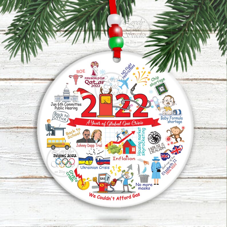 2022 Christmas Ornaments & FREE CARD 2022 Christmas Ornament Etsy