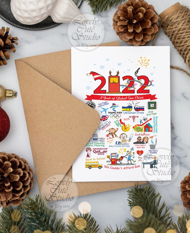 2022 Christmas Ornaments & FREE CARD 2022 Christmas Ornament Etsy