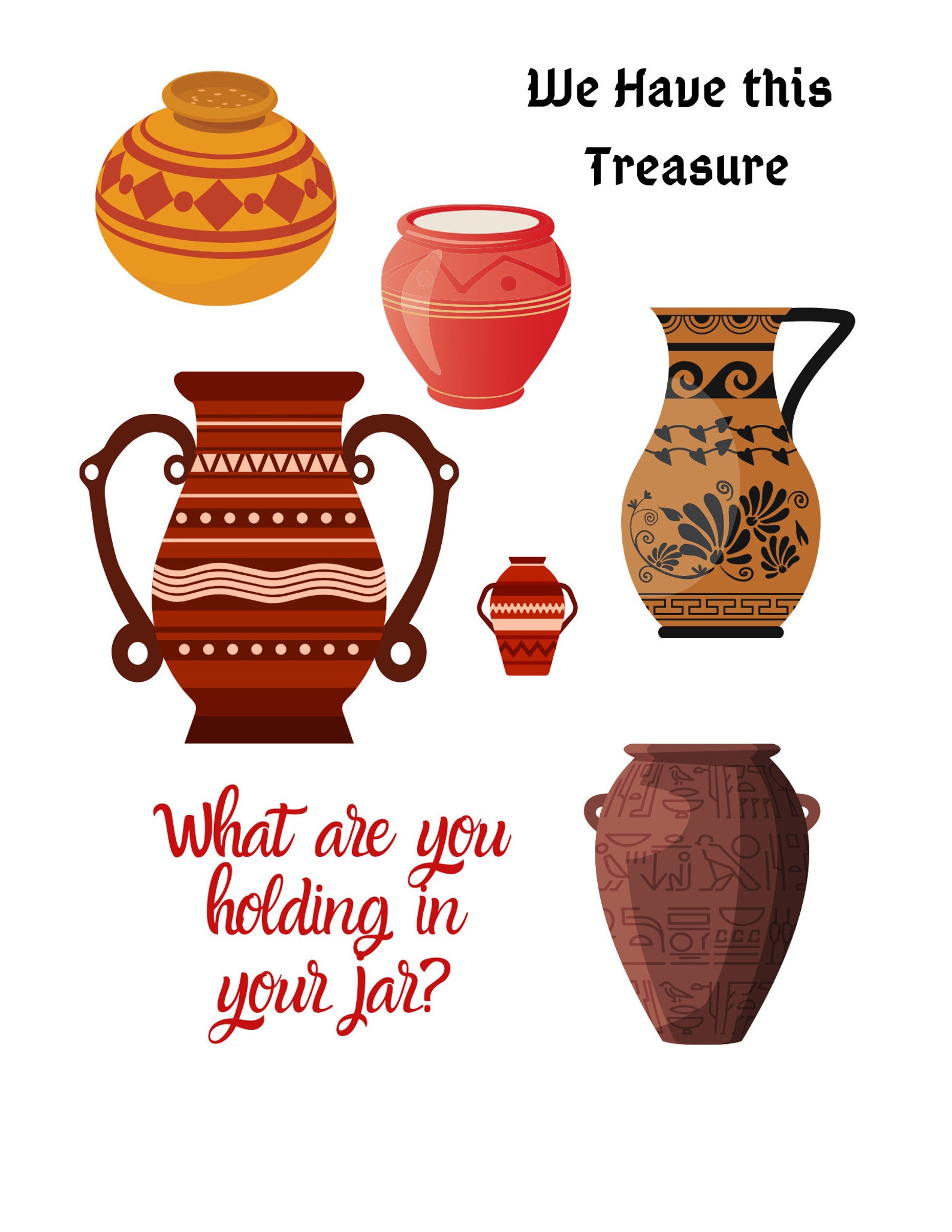 Jars of Clay Printable for Bible Journals Stickers Scripture Etsy