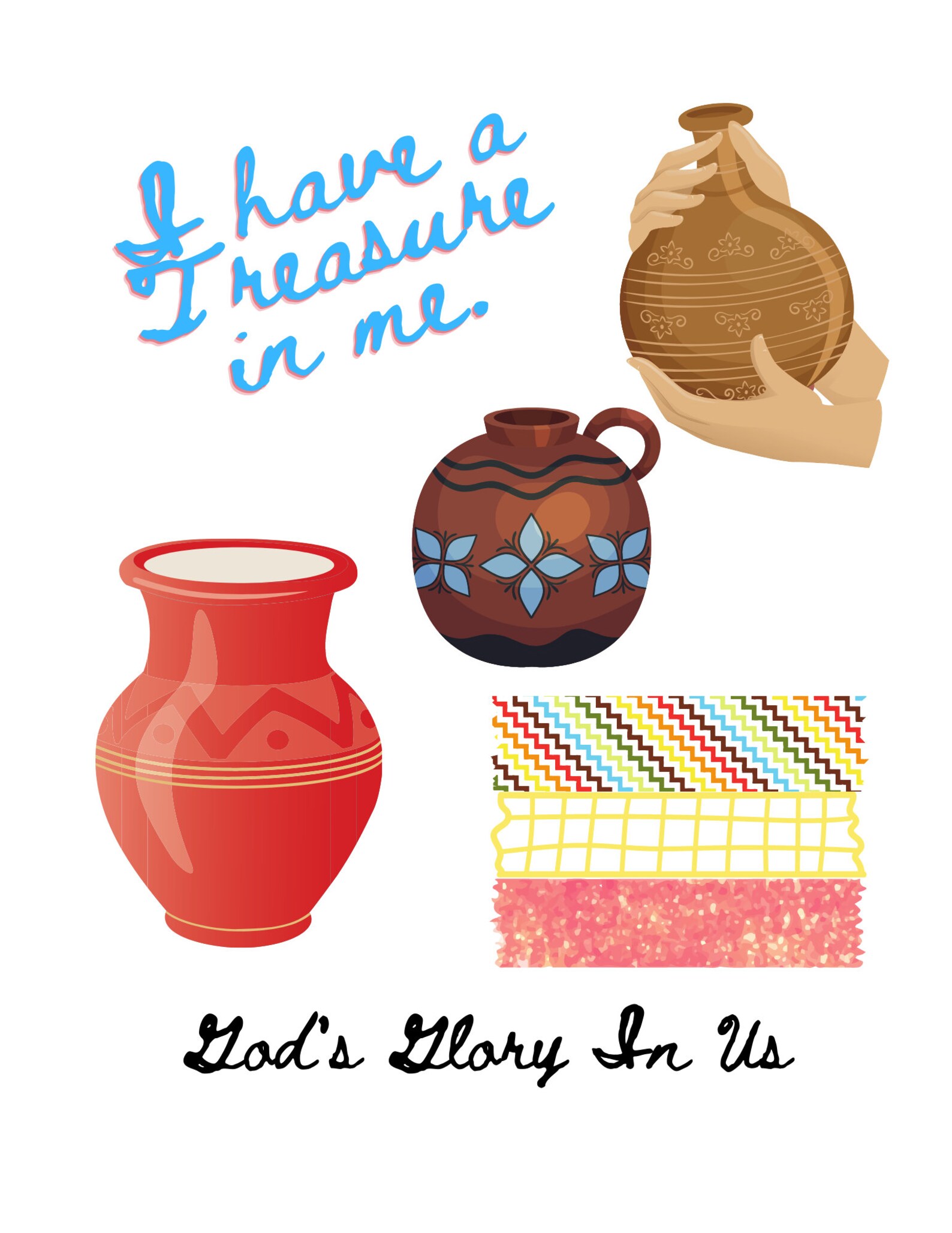 Jars of Clay Printable for Bible Journals Stickers Scripture Etsy