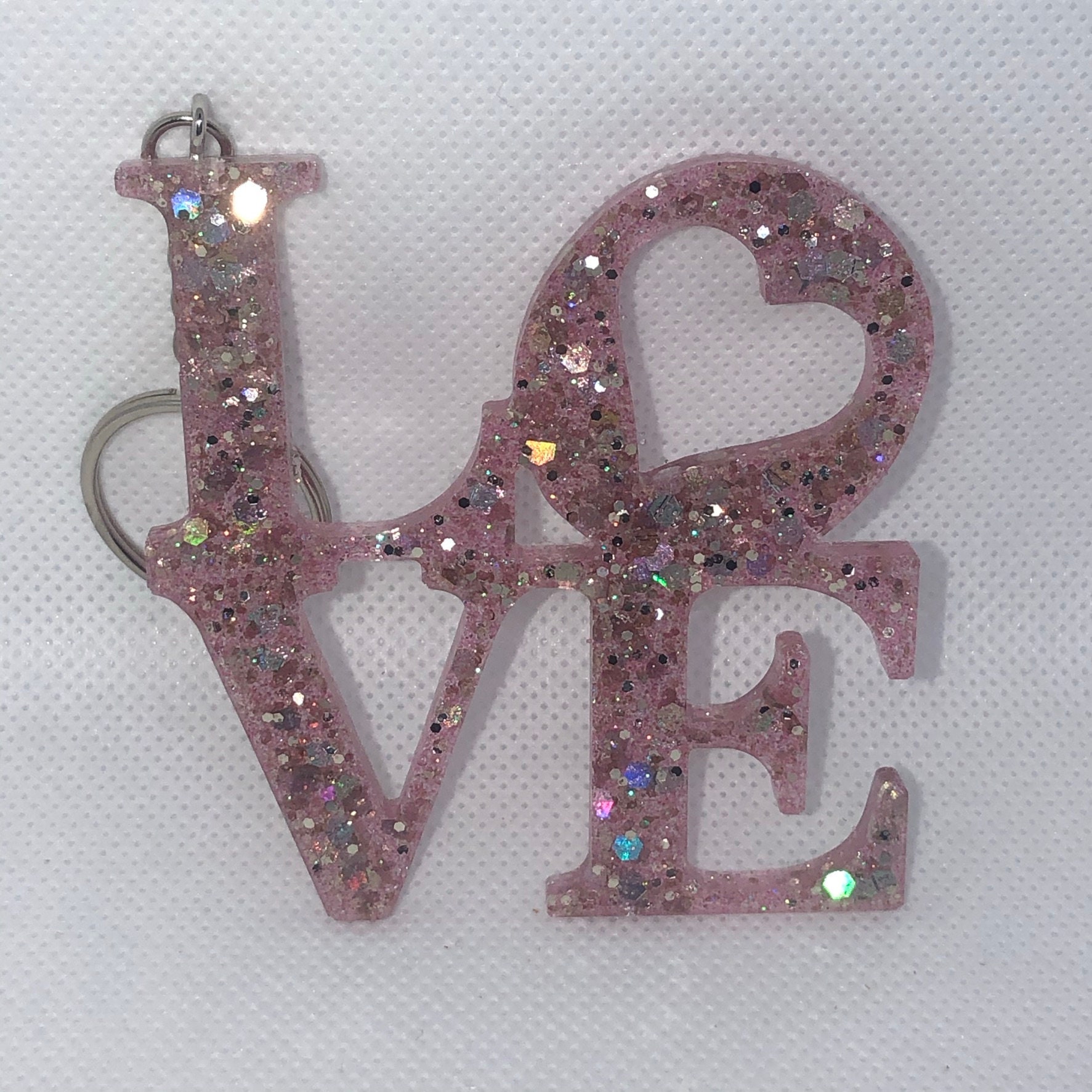 Love Keychain Etsy