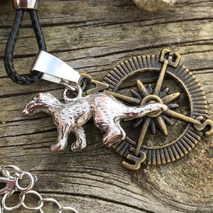 Alethiometer Compass Necklace: His Dark Materials Pantalaimon Daemon