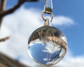 Peaceful shala dandelion necklace sale