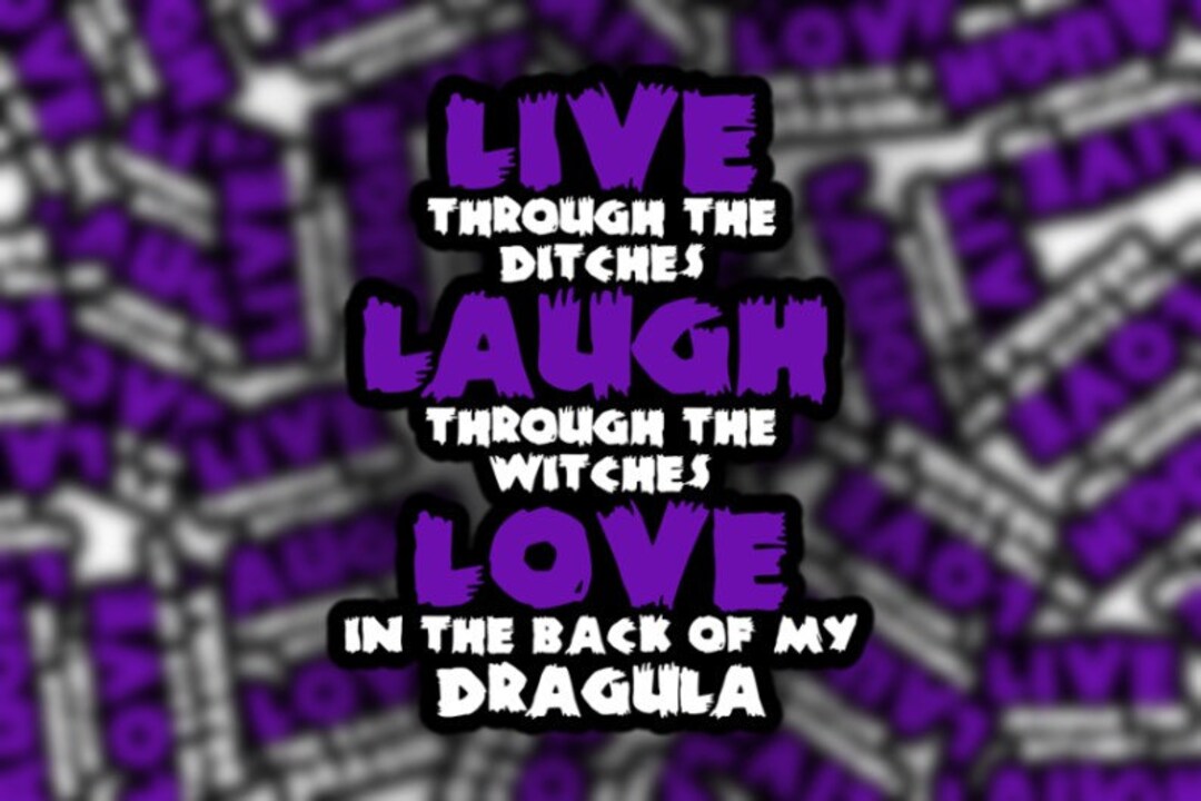 Live Laugh Love Rob Zombie Sticker Dragula Heavy Metal Etsy