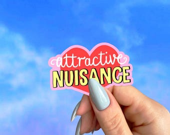Attractive Nuisance Sticker, Funny Lawyer Memes
