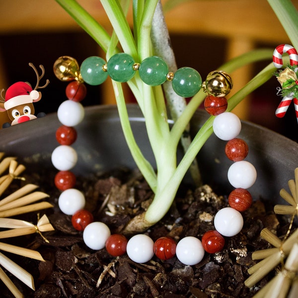 Zuckerstangen-Armband mit Glöckchen