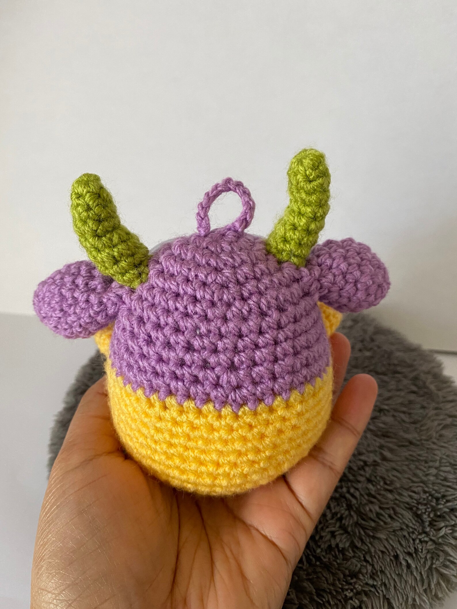 Crochet googly eyes monster crochet alien keychain Etsy