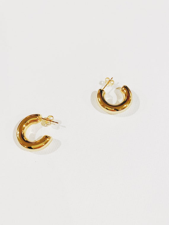 Gold Huggie Hoop Earrings Huggie Earring Set Dainty Gold | Etsy