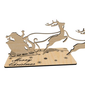 Arquivos de corte a laser de cartão de Natal, presente de árvore de Natal, cartão de lembrança de Natal, plano de vetor CNC, arquivo de padrão de modelo, corte CNC, modelo DXF SVG