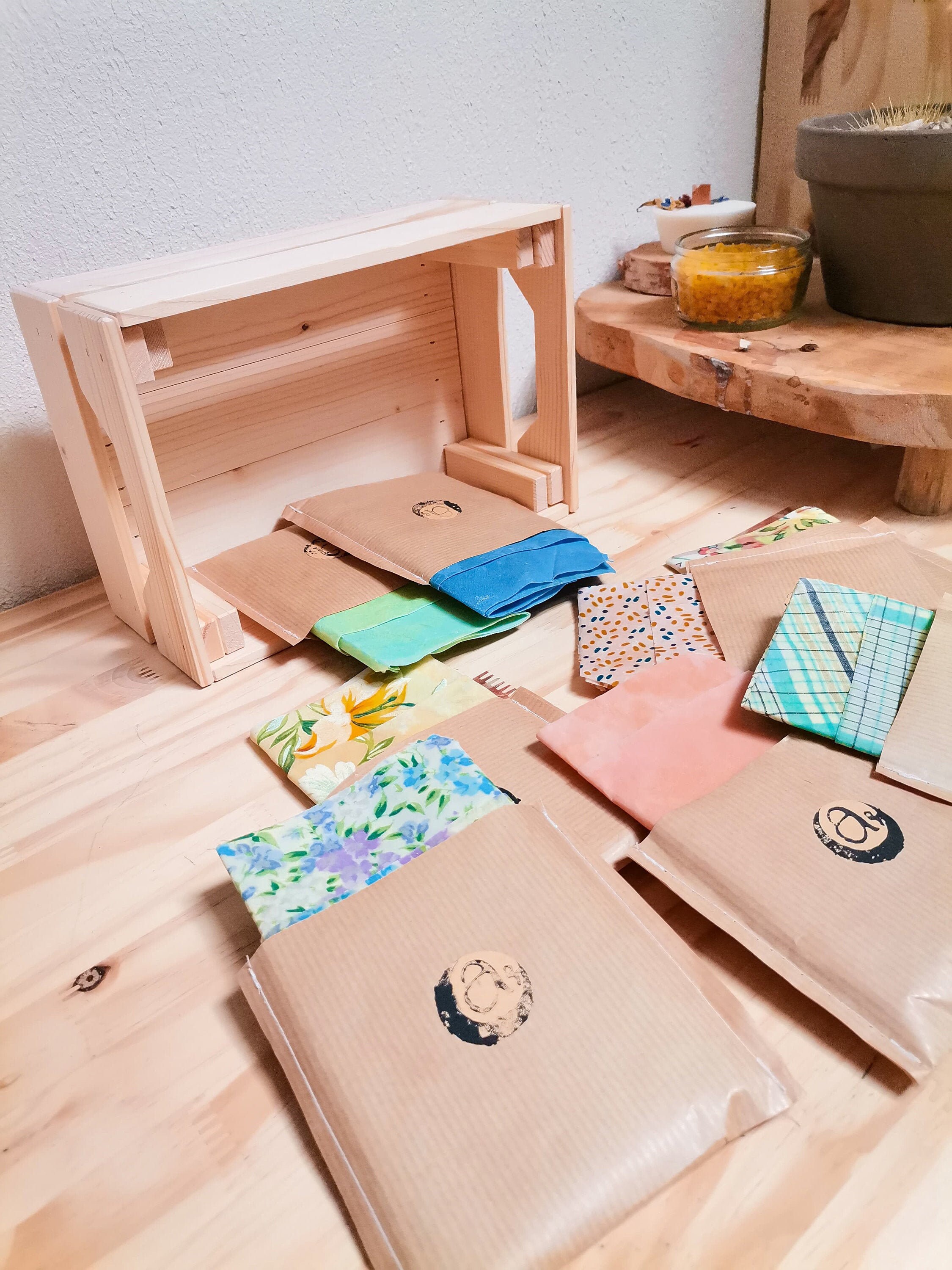 Bee Wrap Alimentaire - Upcycle 3 Tailles Lot de 3