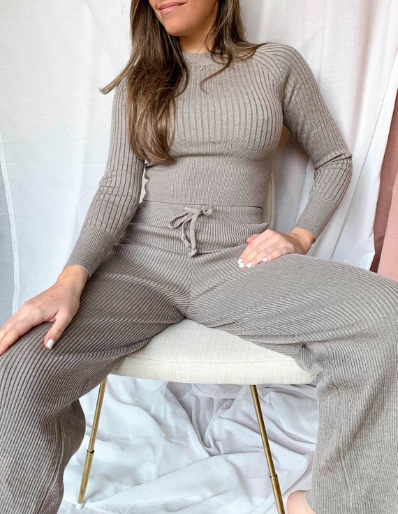 Taupe Piece - Days Etsy Cozy Two Lounge Set