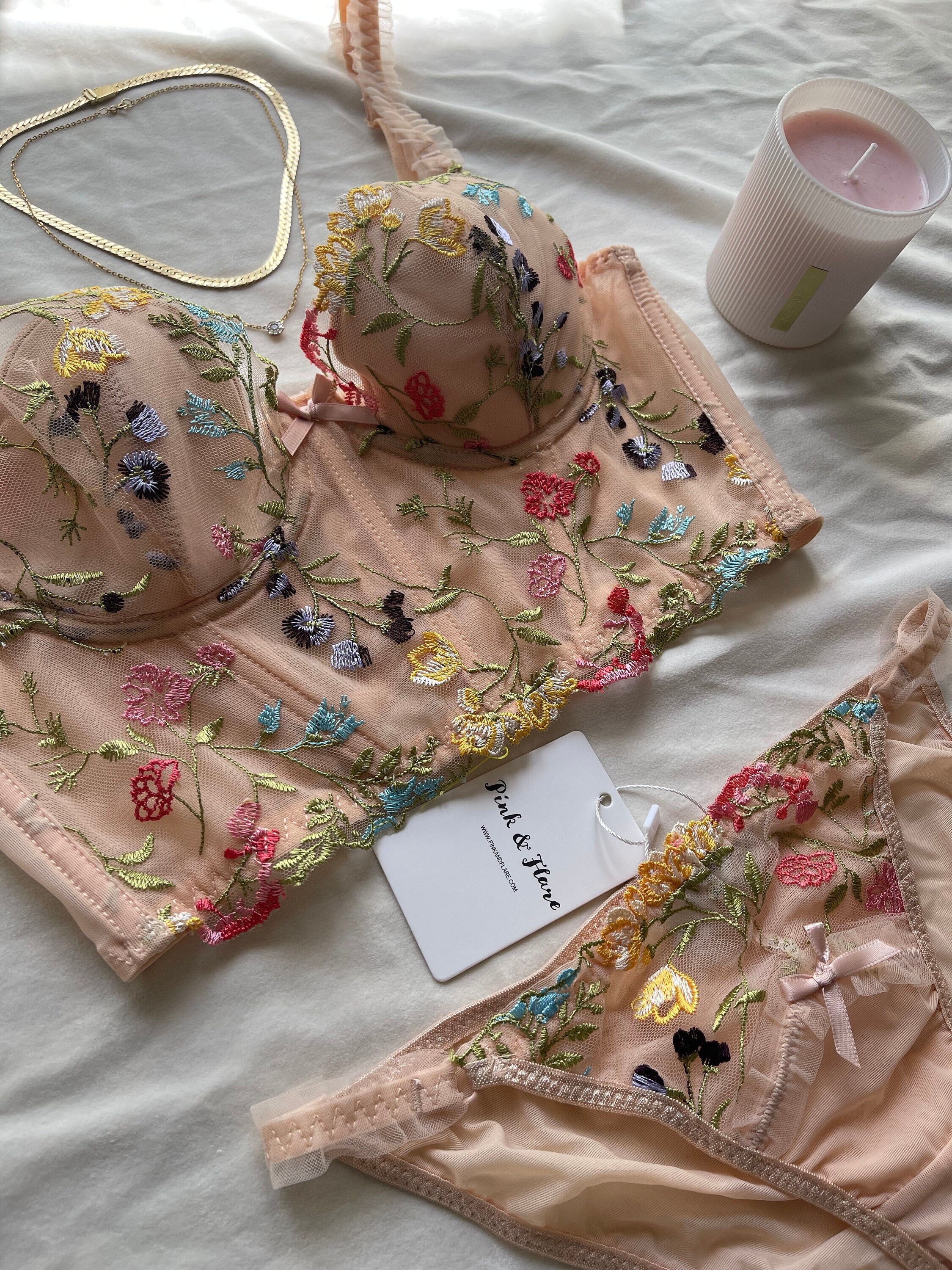 Flower lingerie deals