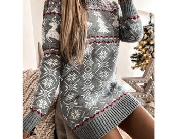 christmas sweatshirt dress