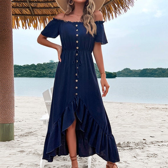 Loose off on sale shoulder dress
