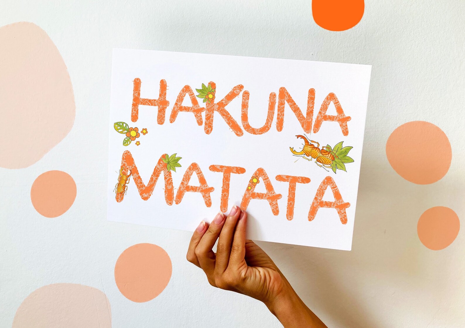 Printable Hakuna Matata Print Fun and Cute Kids Quote - Etsy UK