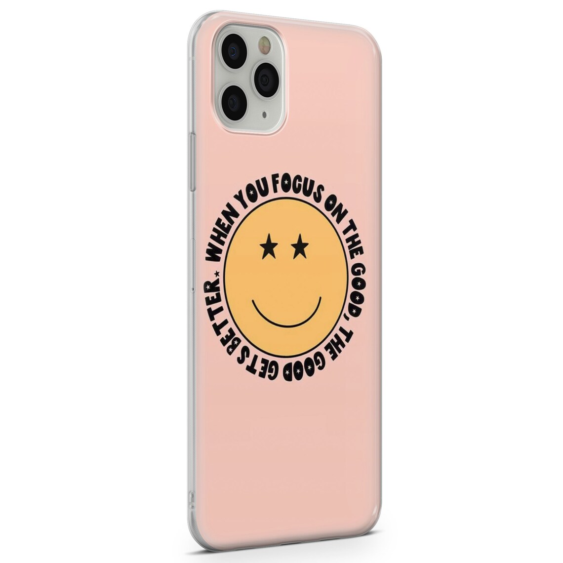 Smiley Face Phone Case Emoji Cover for Iphone 12 12pro 11 Etsy