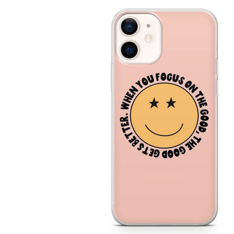 Smiley Face Phone Case Emoji Cover for Iphone 12 12pro 11 Etsy