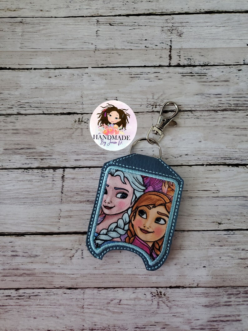 Elsa and Anna Frozen Hand Sanitizer Holder Princess Hand Sanitizer Holder
