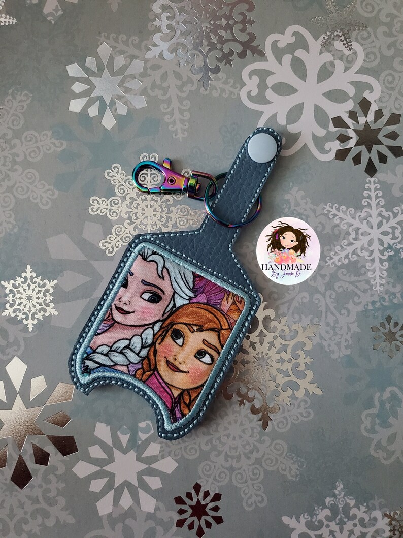 Elsa and Anna Frozen Hand Sanitizer Holder Princess Hand Sanitizer Holder