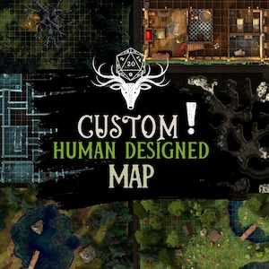 Carte de bataille personnalisée | Commission des cartes du MdD | Carte numérique D&D personnalisée | Donjons et dragons | Cartes RPG | Marteau de guerre | PAS IA | Rouleau 20