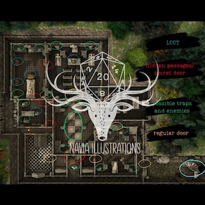 Crypt Battle Map Dungeon Map Map RPG Ritual Place Map - Etsy Australia