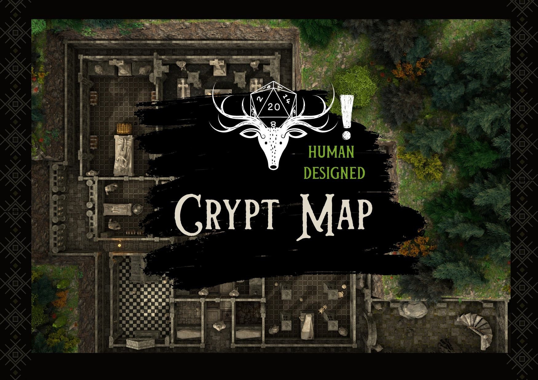 Crypt Battle Map Dungeon Map Map RPG Ritual Place Map - Etsy Ireland