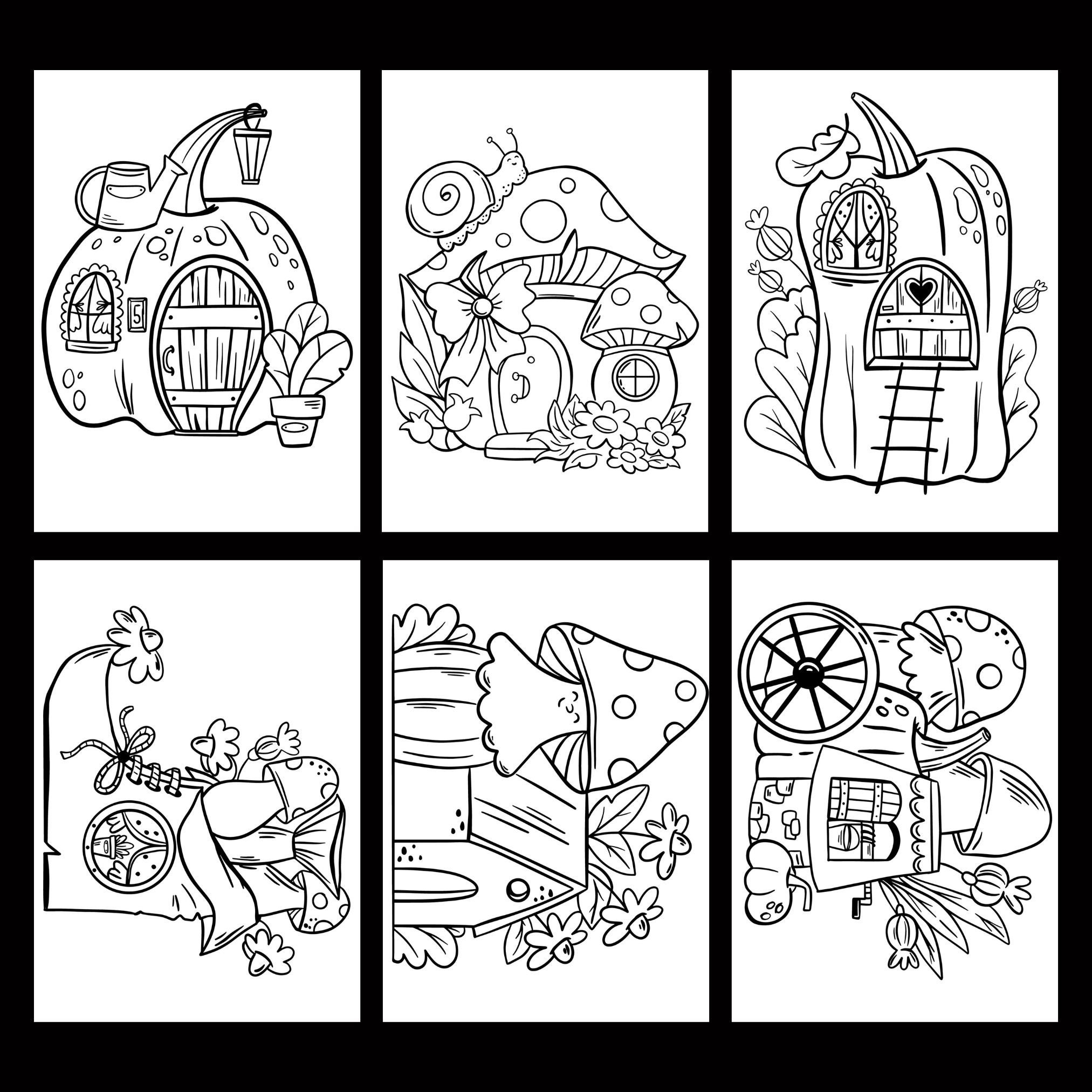 Cute Witch Coloring Pages Witchy Children Coloring Page - Etsy