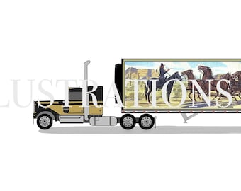Kenworth W900 from &quot;Smokey and the Bandit&quot; | Downloadable Artwork