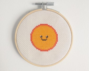 Sun - Easy Cross Stitch Pattern Small