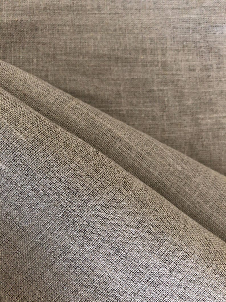Linen Valance Made in Natural Colored Linen Window Valance: Rustic ...