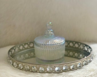 Medium Pearl Effect Vintage Candle