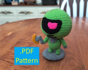 Patrón PDF para Zaku II Yurugun Gundam Crochet Amigurumi