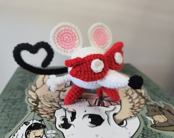 Patrón PDF para Sra. Mowz Crochet Paper Mario Amigurumi