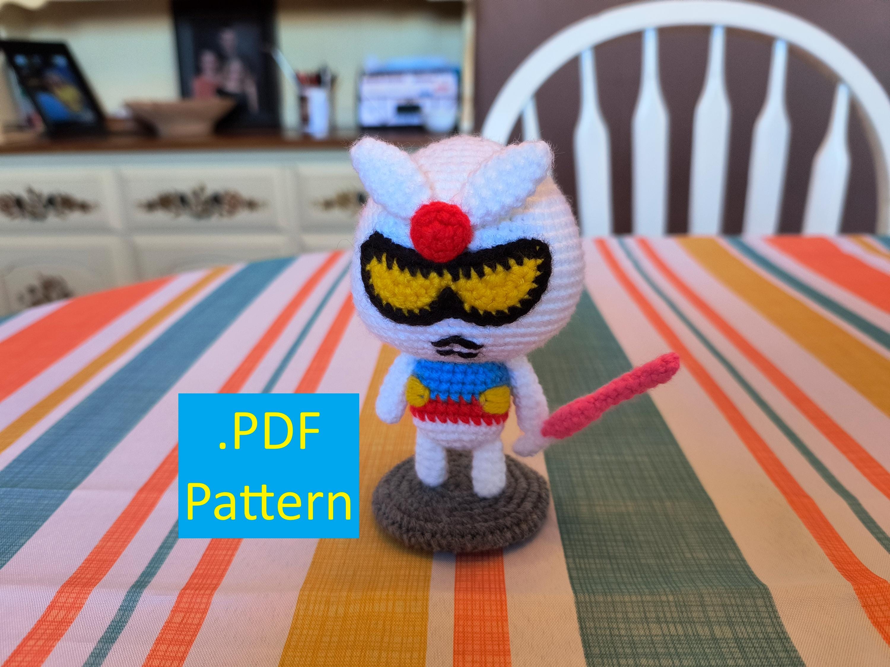 PDF Pattern for Gundam RX-78-2 Yurugun Crochet Amigurumi - Etsy