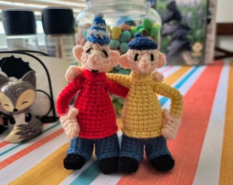 Patrón PDF para Pat y Mat Crochet Pat a Mat Amigurumi