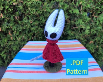 Patrón PDF para el amigurumi Hornet Crochet Hollow Knight Silksong