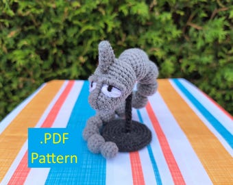 Patrón PDF Para Onix Crochet Amigurumi Pokemon