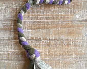Braided Fleece Dog Tug Toy: Washable, Durable Pet Toy