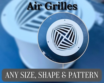 Custom-built Round Shape Ventilation Grilles, Circle Air Registers with Rear Flange, Round Vent Covers, HVAC Air Grates