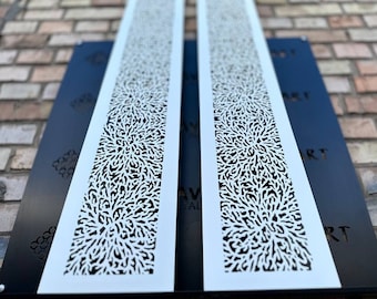 Made-to-Order Flat Ventilation Grilles 1mm/18 gauge Steel - UNLIMITED CUSTOMISATION: Size, Color, and Design