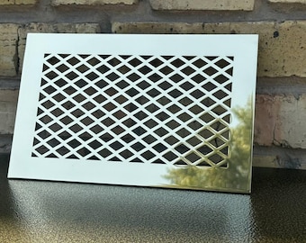 Custom Brass Air Grilles, Decorative Vent Covers, Metal Registers, Ornate Diffusers