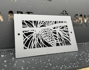 Made-to-Order Tailored Metal Air Flow Screens - Custom Design Metal Cabinet Screens - Personalized Flat HVAC Grilles