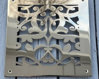 Fully customized PURE BRASS Air Grilles, Custom Vent Covers, Air Registersl, Air diffusers, Ventilation Grilles
