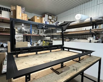 Custom Glass Door Floor Hatch - Handcrafted Access Panel - Custom-Made for Your Home or Office