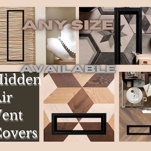 Coperture bocchette di aerazione invisibili/nascoste, griglie di aerazione bagno/pavimento/soffitto/pareti, registri murali personalizzati