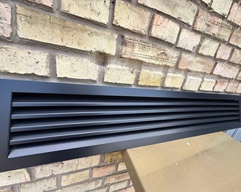 Fully Customizable Ventilation Grilles - Bespoke Metal Air Ventilation Grilles - Custom Size and Color